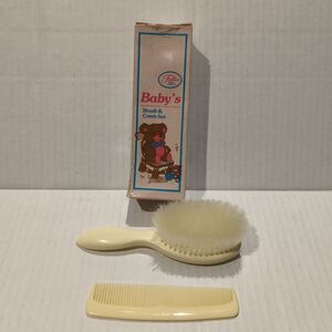 Vintage Fuller Brush Company Baby's Brush Comb Set Shower Birthday Retro